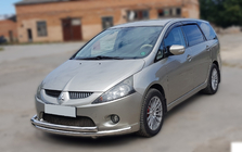 Mitsubishi Grandis 2003-2011 Frontschutzbügel ST014 (Edelstahl) Foto 2