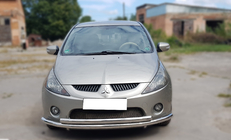 Mitsubishi Grandis 2003-2011 Frontschutzbügel ST014 (Edelstahl) Foto 1