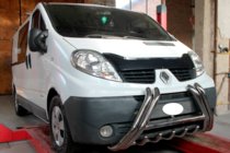 Opel Vivaro 2001–2015 Frontbügel F1-01 (Edelstahl) Foto 3