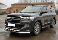 Toyota Land Cruiser 200 2007-2021 Frontbügel ST015 (2015+, Edelstahl) Foto 3