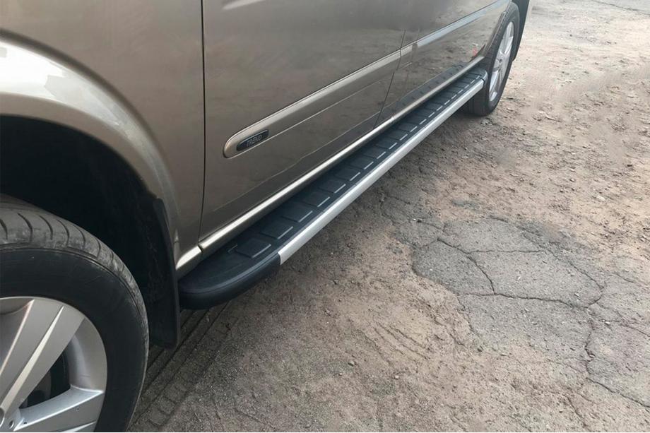 Mercedes Viano 2004-2014 Trittbretter Duru (2 Stk., Aluminium) Langer Radstand Image