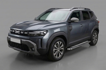 Dacia Duster 2024- Seitenschweller Maydos V2 (2 Stk., Aluminium & Edelstahl) Foto 1