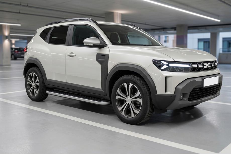 Renault Duster 2024- Seitenschweller Tayga Grey V1 (2 Stk., Aluminium) Image