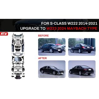 Facelift Kit auf W223 Maybach (mit Türgriffen und Einsätzen) Foto 1