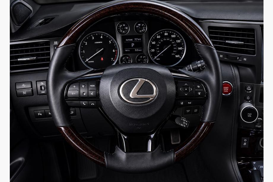 Lexus LX570/450d 2008-2022 Lenkrad komplett (mit Heizung, Holzoptik) Image