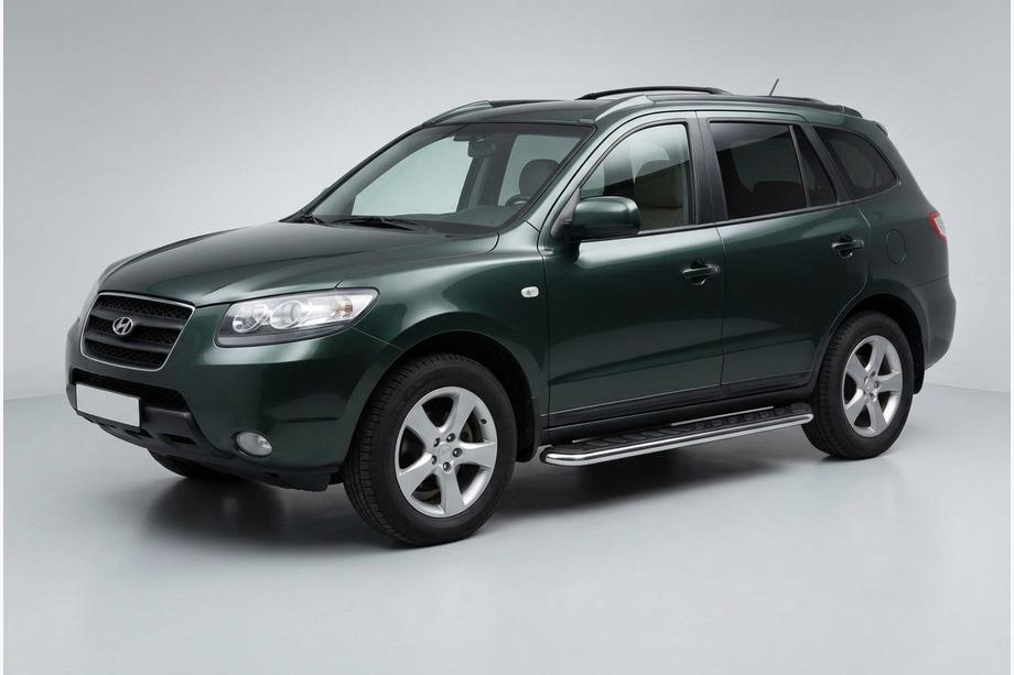 Hyundai Santa Fe 2 2006-2012 Trittbretter Maydos V1 (2 Stk., Aluminium & Edelstahl) Image