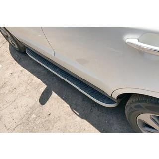 Seitenschweller Tayga Grey (2 Stk., Aluminium) Hyundai Santa Fe 2 2006-2012 Foto 4