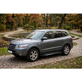 Seitenschweller RedLine Black (2 Stk., Aluminium) Hyundai Santa Fe 2 2006-2012 Foto 1