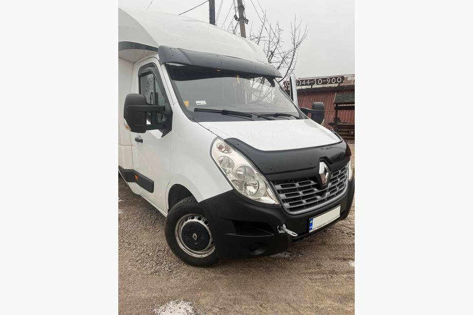 Renault Master 2011-2023 Frontscheibenblende V1 (schwarz glanz, 5mm) Image