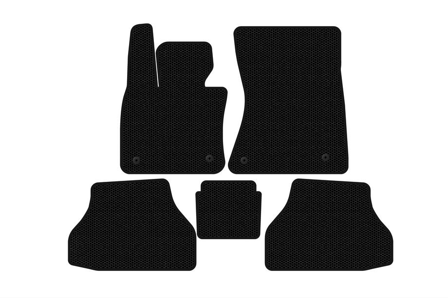 BMW X6 E71 2008–2014 Gummimatten Carsuit V-2 (Schwarz) Image