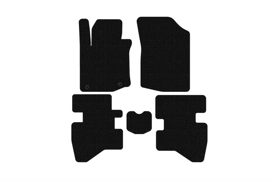 Citroen C-1 2005-2014 Gummimatten Carsuit (HB, schwarz) Image