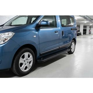 Trittbretter Allmond Black (2 Stk., Aluminium) Dacia Dokker 2013-2022 Foto 1
