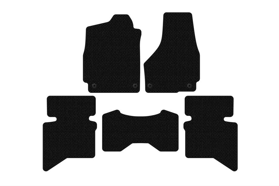 Dodge RAM (DS/DJ/D2) 2009–2024 Gummimatten Carsuit (2009+, 5-Sitzer/Doppelkabine, schwarz) Foto 1