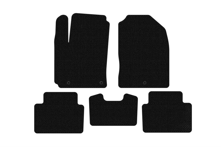 Hyundai Kona 2017-2023 Gummimatten Carsuit (2017-2020, Benzin, schwarz) Image