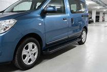 Renault Dokker 2013-2022 Trittbretter Allmond Black (2 Stk., Aluminium) Foto 1