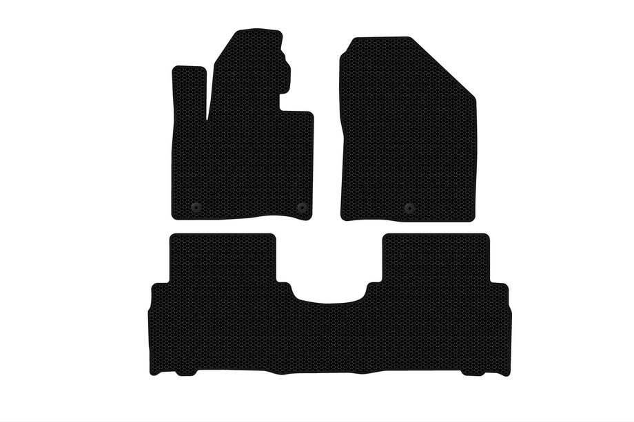 Kia Sorento III UM 2014-2020 Gummimatten Carsuit (2014-2018, 5-Sitzer, schwarz) Foto 1