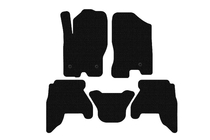 Nissan Pathfinder R51 2005-2014 Gummimatten Carsuit V1 (2 Reihen, schwarz, 2010-2014) Foto 1