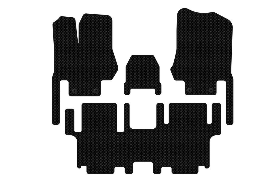 Nissan Quest 2011-2017 Gummimatten Carsuit (2 Reihen, 7-Sitzer, schwarz) Image