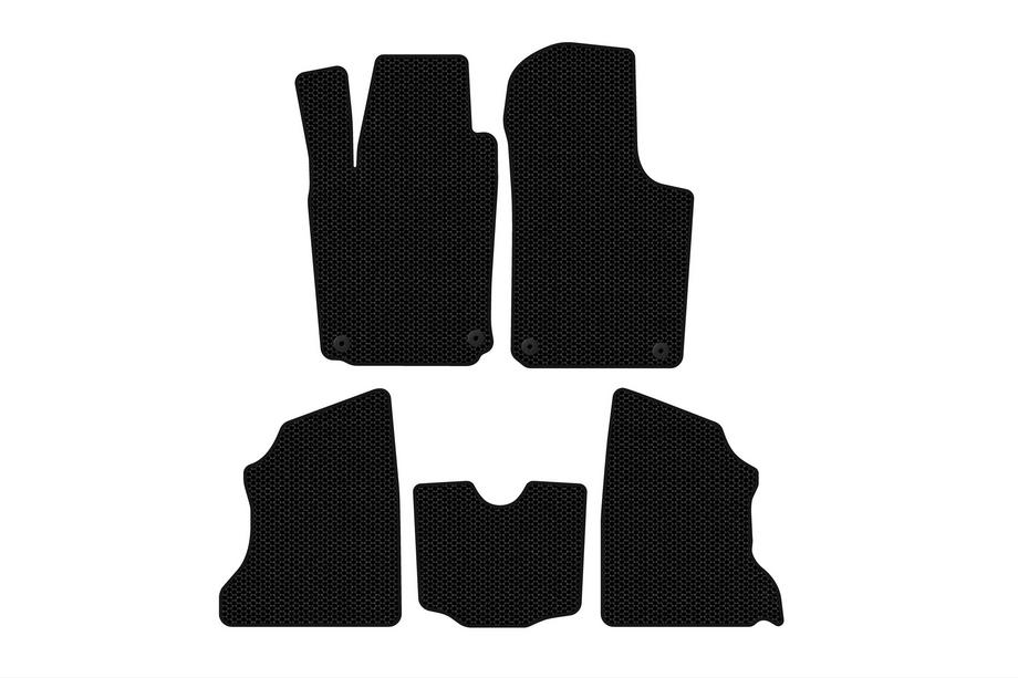 Opel Combo 2002–2012 Gummimatten Carsuit (Schwarz) Image