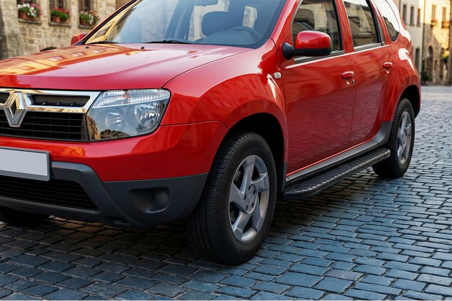 Dacia Duster 2008-2018 Seitenschweller Bosphorus Black (2 Stk., Aluminium) Image