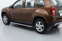 Dacia Duster 2008-2018 Seitenschweller Tayga (2 Stk., Aluminium) Foto 1