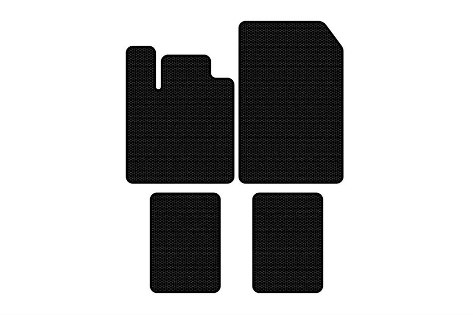 Renault Twingo 2007-2014 Gummimatten Carsuit (Schwarz) Image
