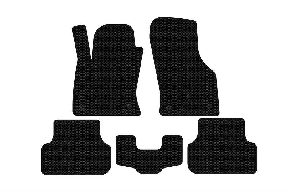 Seat Leon 2013-2020 Gummimatten Carsuit (2013-2016, SW, schwarz) Image