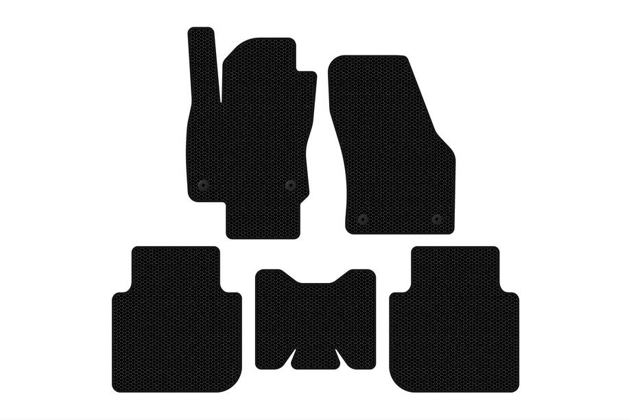 Skoda Kodiaq 2016-2023 Gummimatten Carsuit (5-Sitzer/Automatik, schwarz) Image