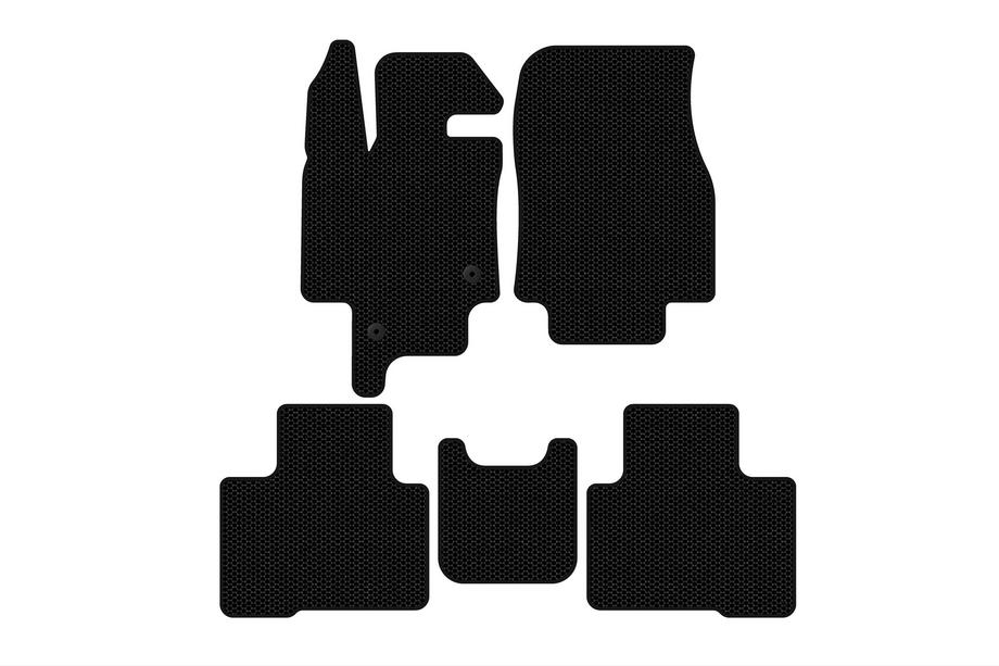 Toyota Highlander 2019- Gummimatten Carsuit (2 Reihen, 7-Sitzer, schwarz) Image