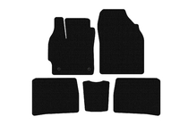 Toyota Prius 2009-2015 Gummimatten Carsuit (LB, schwarz) Foto 1