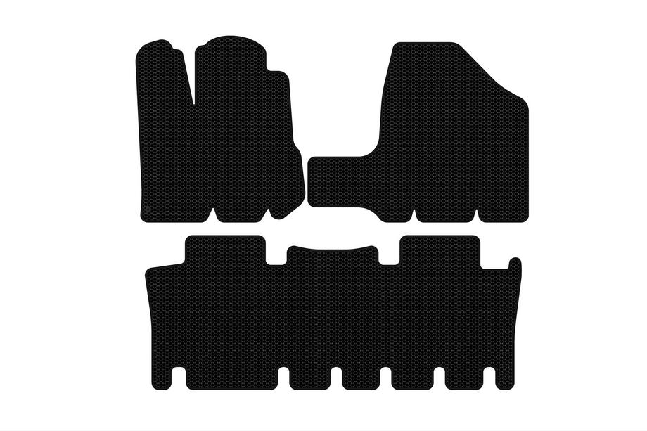 Toyota Sienna 2003-2009 Gummimatten Carsuit (2 Reihen, schwarz) Image