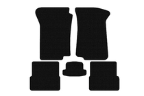 Volkswagen Golf 2 1983-1992 Gummimatten Carsuit (Schwarz) Foto 1