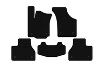 Volkswagen Phaeton 2002-2016 Gummimatten Carsuit (SD, kurzer Radstand, schwarz) Foto 1