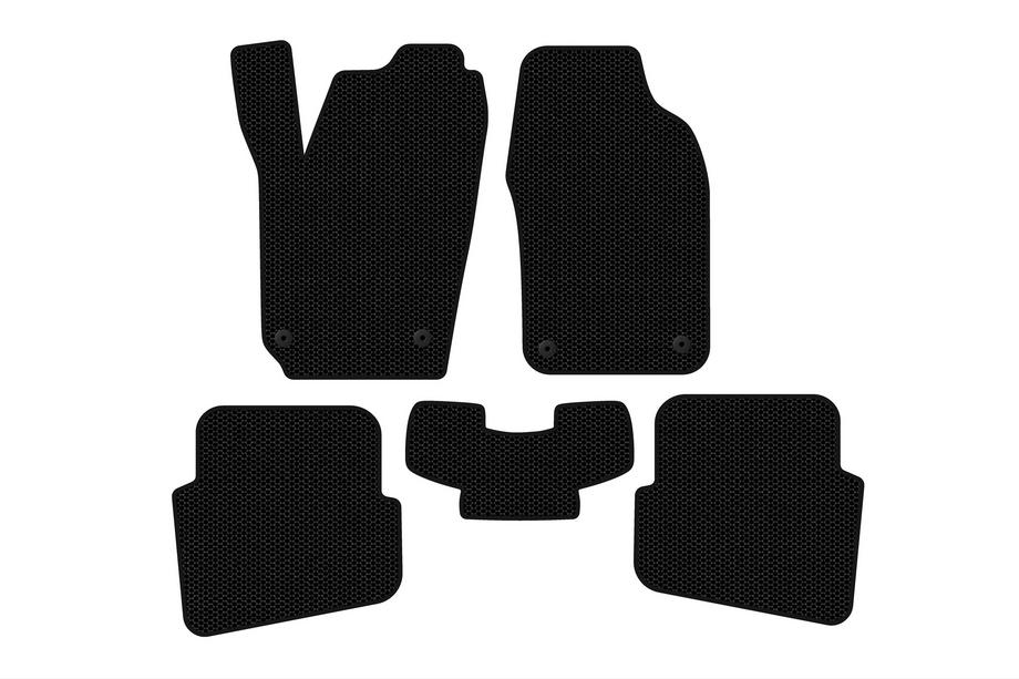 Volkswagen Polo 2001-2009 Gummimatten Carsuit (HB, 3/5-türig, schwarz) Image