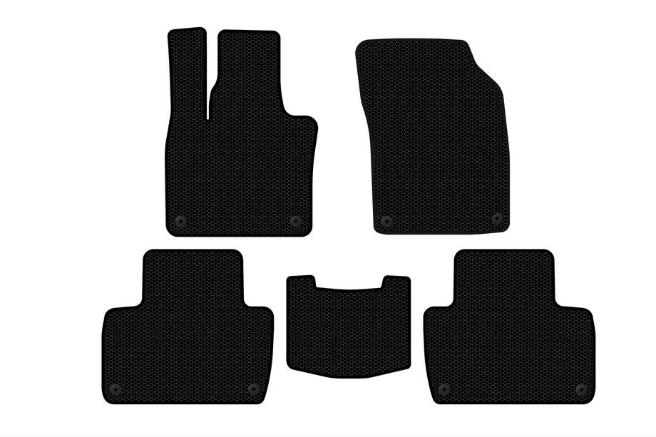Volvo XC90 2015- Gummimatten Carsuit (2 Reihen, schwarz) Image