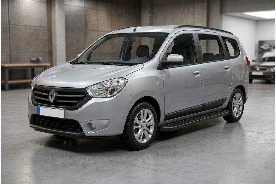 Dacia Lodgy 2012-2022 Trittbretter Allmond Black (2 Stk., Aluminium) Image