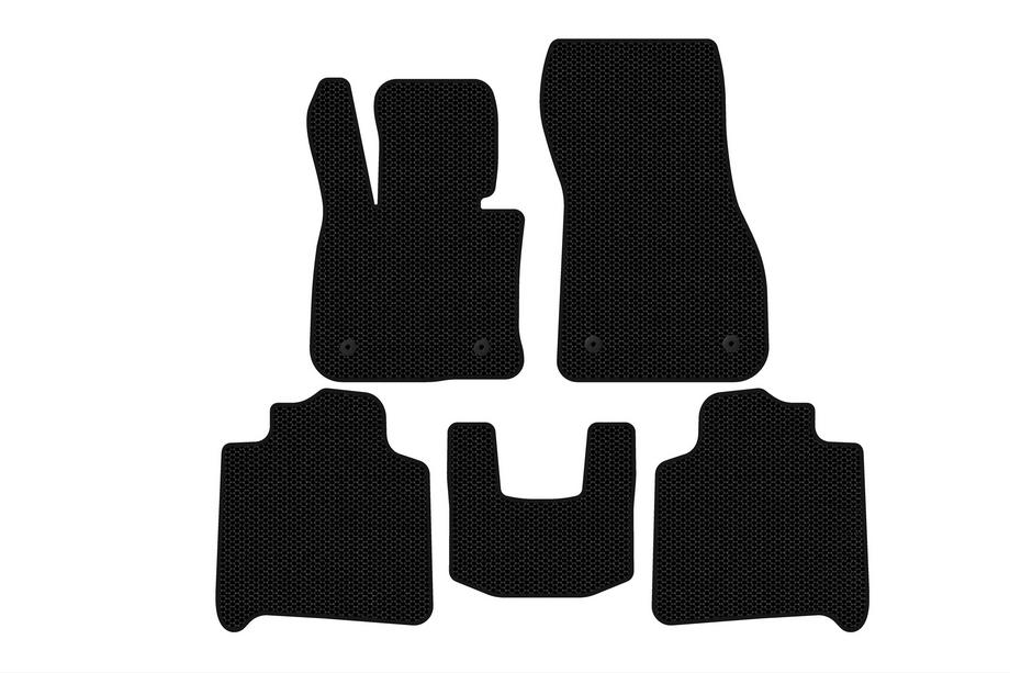 BMW 2 Series Active Tourer F45/F46 2014-2021 Gummimatten Carsuit (Für F46, 2 Reihen, Schwarz) Image