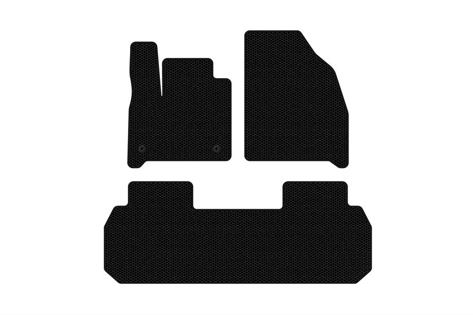 Chevrolet Traverse 2017- Gummimatten Carsuit (2 Reihen, schwarz) Image