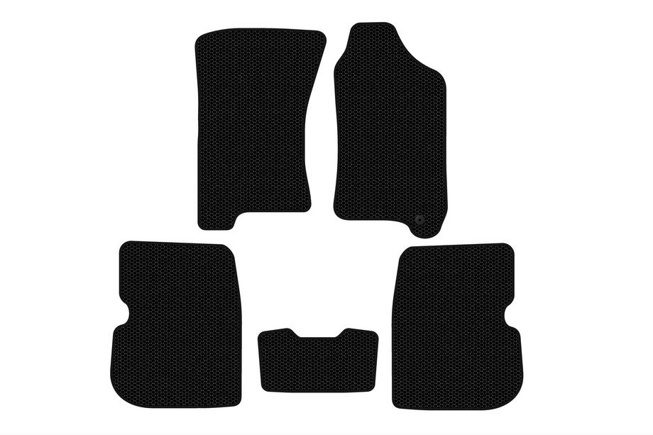 Subaru Forester 1997-2002 Gummimatten Carsuit (Rechtslenker, Schwarz) Image