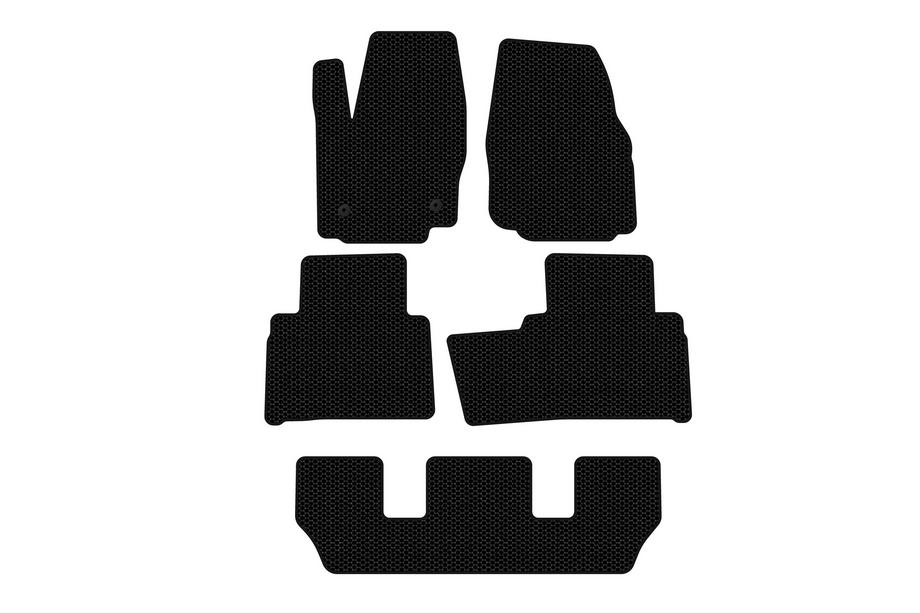 Ford Galaxy 2007-2015 Gummimatten Carsuit (3 Reihen, schwarz) Image