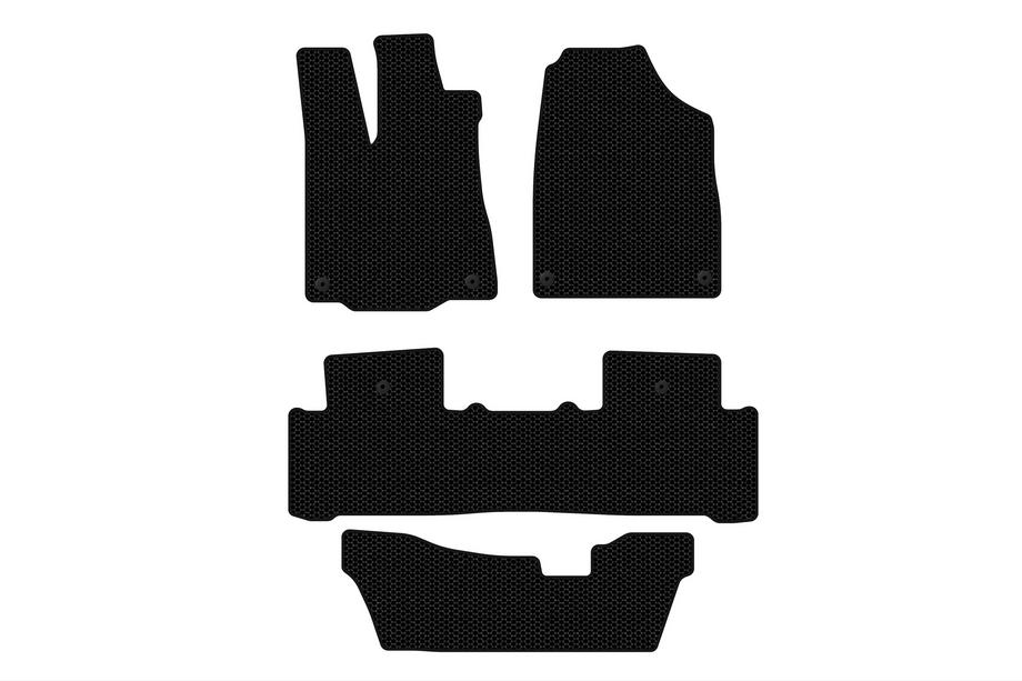Acura MDX 2013-2020 Gummimatten Carsuit (3 Reihen, schwarz) Image