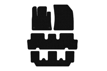 Citroen C-4 Picasso 2013–2022 Gummimatten Carsuit V1 (3 Reihen, schwarz) Foto 1