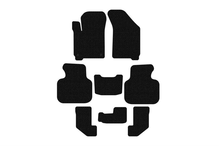 Dodge Journey 2008-2020 Gummimatten Carsuit (2008-2011, 3 Reihen, schwarz) Image