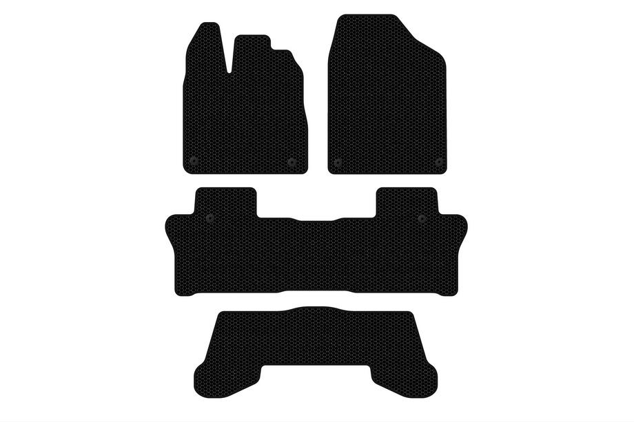 Honda Pilot 2015-2022 Gummimatten Carsuit (3 Reihen, schwarz) Image