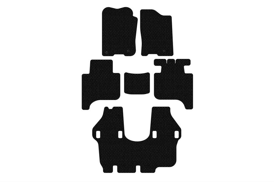 Infiniti QX56 2004-2010 Gummimatten Carsuit (3 Reihen, 2004-2008, schwarz) Image