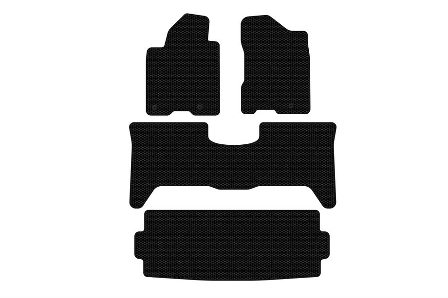 Nissan Armada 2003-2015 Gummimatten Carsuit (3 Reihen, 2003-2008 schwarz) Image