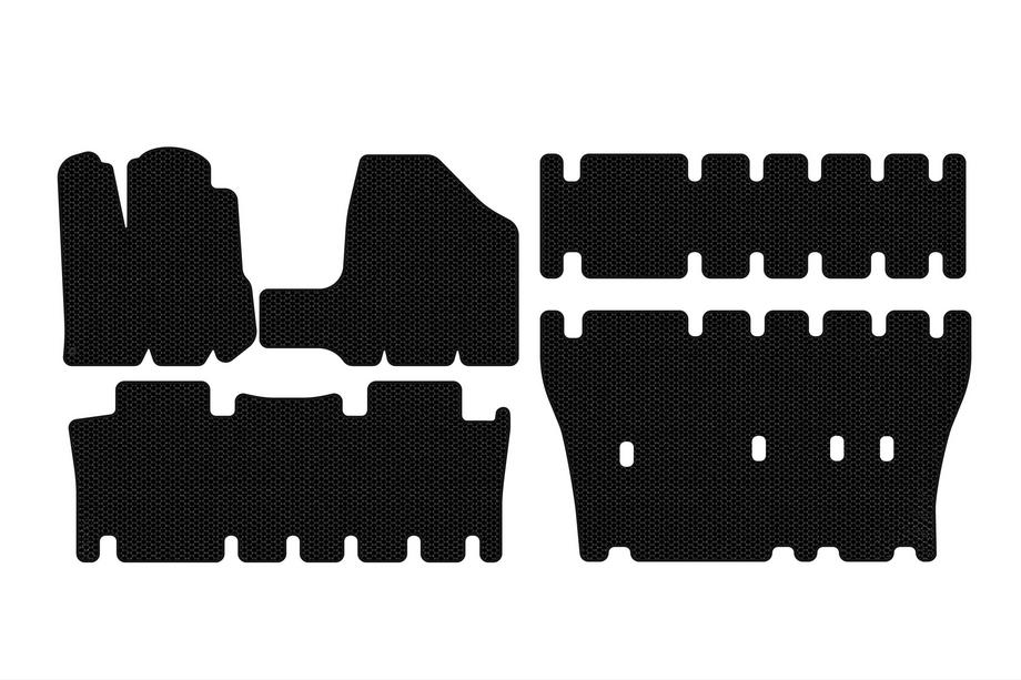 Toyota Sienna 2003-2009 Gummimatten Carsuit (3 Reihen, schwarz) Image