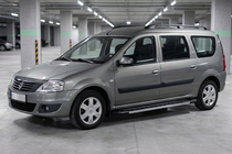 Dacia Logan MCV 2004-2014 Seitenschweller RedLine V1 (2 Stk., Aluminium) Foto 3