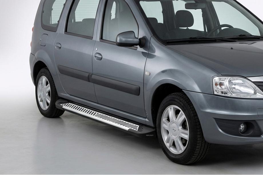 Dacia Logan MCV 2004-2014 Seitenschweller Line (2 Stk., Aluminium) Image