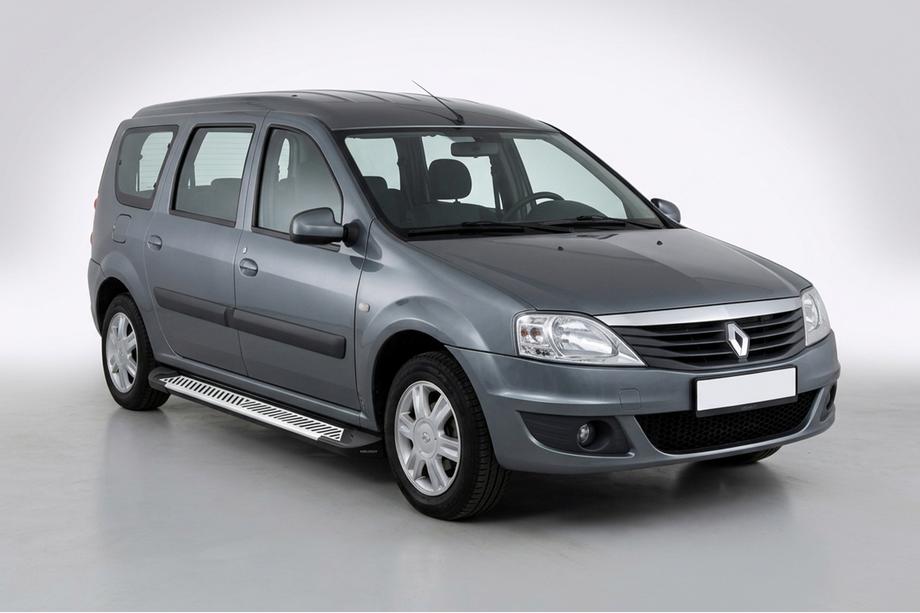 Renault Logan MCV 2005-2013 Seitenschweller Line (2 Stk., Aluminium) Image